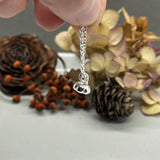 Sterling Silver Pumpkin Pendant