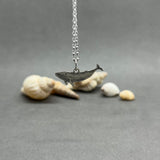 Sterling Silver Whale Pendant