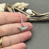 Sterling Silver Whale Pendant