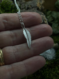 Sterling Silver Feather Pendant