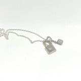 Sterling Silver Padlock And Key Pendant