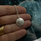 Sterling Silver Luna Moon Pendant 1