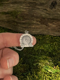 Sterling Silver Hobbit Door Pendant