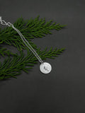 Sterling Silver Leaf Charm Pendant