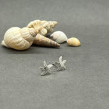 Sterling Silver Starfish Stud Earrings