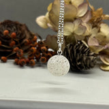 Sterling Silver Moon Fern Pendant