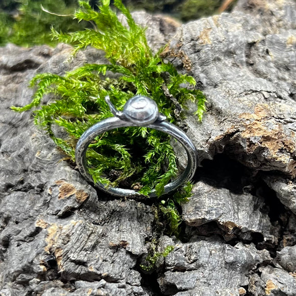 Sterling Silver Snail Ring