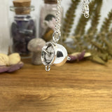 Sterling Silver Stirring Cauldron Charm Pendant