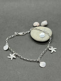 Sterling Silver Beach Shell Bracelet