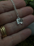Sterling Silver Orchid Pendant