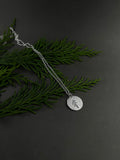 Sterling Silver Leaf Charm Pendant