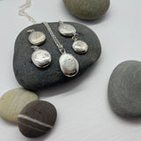 Sterling Silver Make A Wish Pebble Pendant