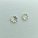 Sterling Silver Stud Earrings Flowers 2