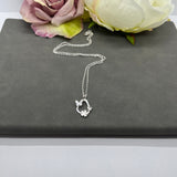Sterling Silver Floral Pendant 4