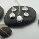 Sterling Silver Make A Wish Pebble Pendant